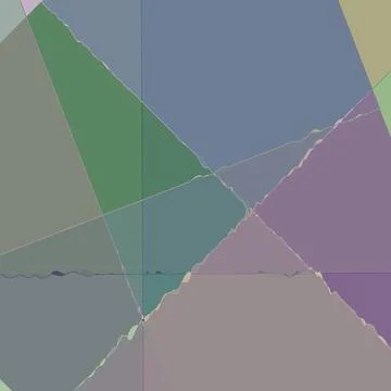 Abstract background of a mass of rectangles and triangles for design. 3d. Illustrazione stock