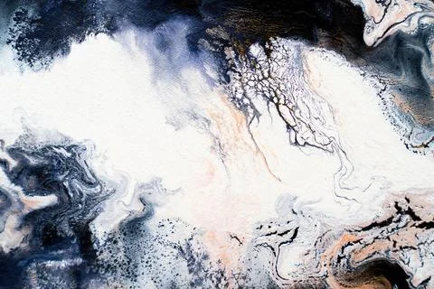 Abstract background. Massive textured layers of oil paint on canvas. Dirty st 스톡 일러스트