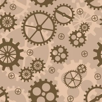 Abstract background with mechanism Stock Illustration