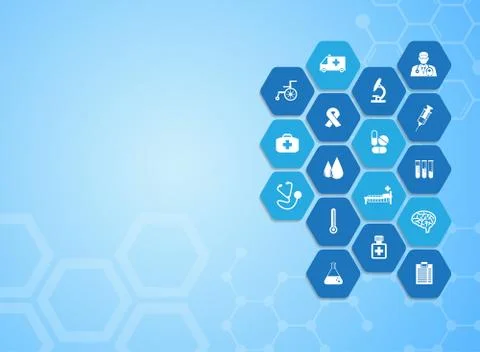 Abstract background medical Stock Illustration