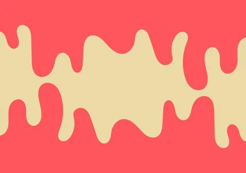 Abstract background with melted strawberries Stock Illustration