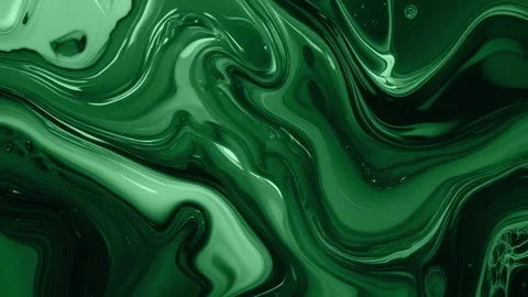 Abstract background of melting and undulating marble with cool green color s Stock Footage 313040762