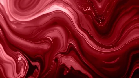 Abstract background of melting and undulating marble with shimmering red-whi Видео 313040793