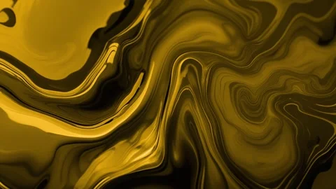 Abstract background of melting and wavy marble with shimmering gold color wi 動画素材 313040818