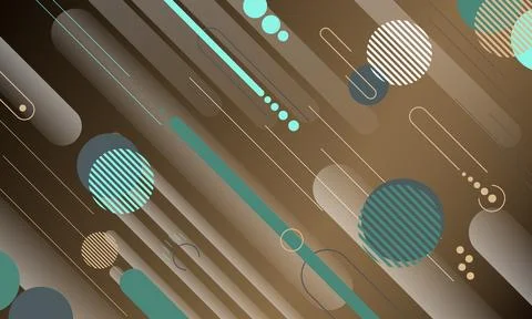 Abstract background in memphis style Stock Illustration