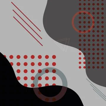 Abstract background in memphis style. Vector illustration. Children s drawing Stock Illustration