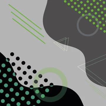 Abstract background in memphis style. Vector illustration. Children s drawing Stock Illustration