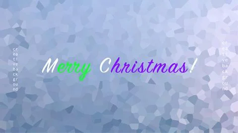 Abstract background from Merry Christmas. Vector winter background with blue Stock Illustration