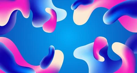 Abstract Background Mesh Gradient Blue Pink and Blue Gradient 스톡 일러스트