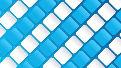 Abstract background with mesh of squares. Mosaic. Geometric template. seamless Stock Footage 131140044