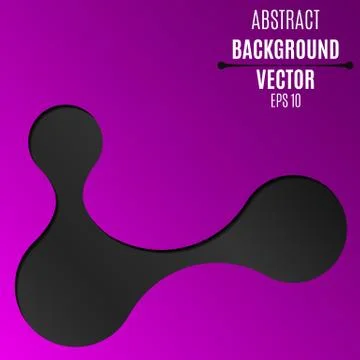 Abstract background in metaball style. An empty space for your web, busines.. Stock Illustration