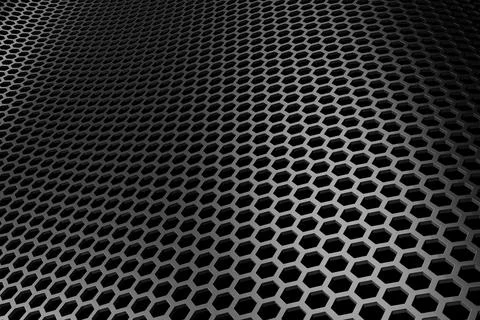 Abstract background of metal. 3D rendering. Stock Illustration