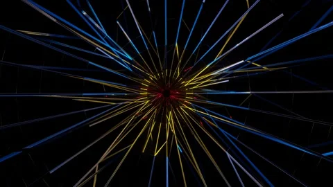 Abstract background with metal lines animation Stock Footage 278024189