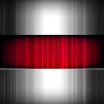 Abstract background, metallic and red, vector. Stock Illustration