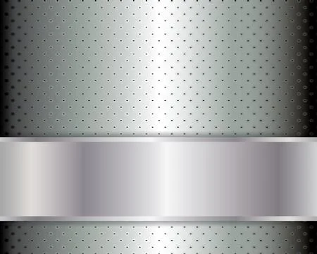 Abstract background, metallic brochure Stock Illustration
