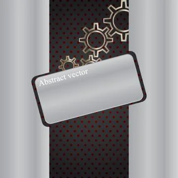 Abstract background, metallic brochure Stock Illustration
