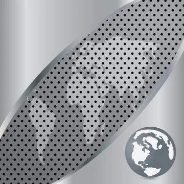 Abstract background, metallic brochure Stock Illustration