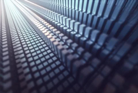 Abstract Background Metallic Structure Stock Illustration