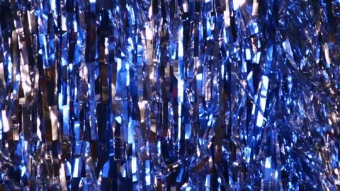 Abstract Background of Metallic Tinsel Texture for Festive Party Holiday Event Stock Footage 328467123