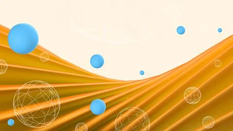 Abstract Background. Metaverse Internet network Technology and Geometric Shape Stock-Illustration
