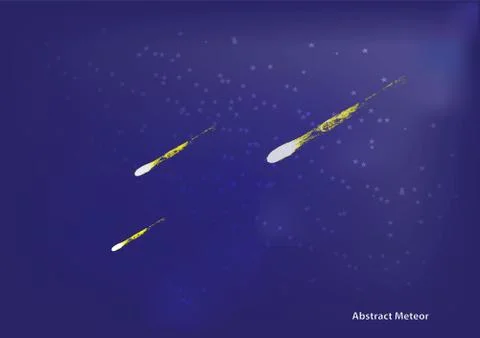 Abstract Background Meteor Stock Illustration