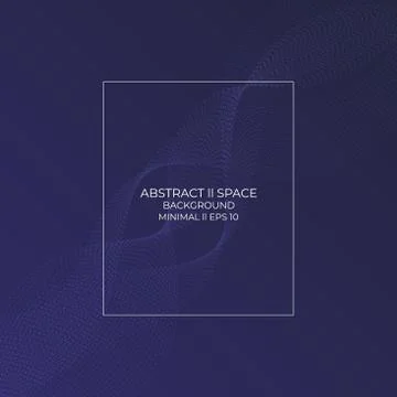 Abstract background minimal line wave pattern curve flow with space for text Stock Illustration