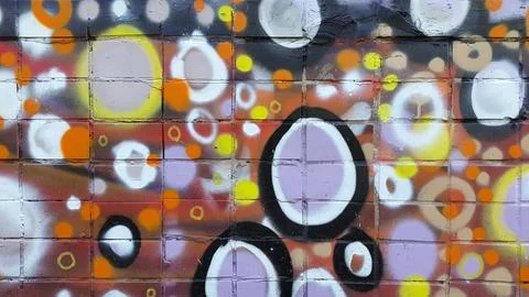 Abstract background. Mixed paint. Background from multi-colored forms. Draw.. Stock Photos