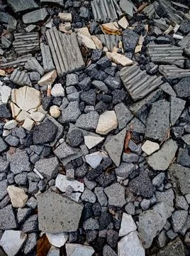 Abstract background of a mixture of yellow and gray rocks Stock Photos