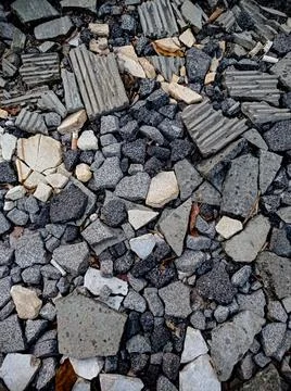 Abstract background of a mixture of yellow and gray rocks Stock Photos