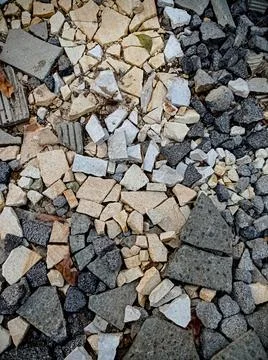 Abstract background of a mixture of yellow and gray rocks Stock Photos
