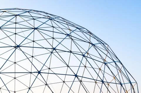 Abstract background modern architecture construction sphere Stock-Fotos