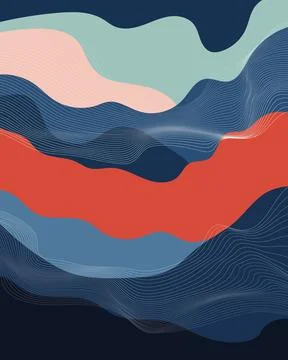 Abstract background modern design art colorful texture fluid pattern with n.. Stock Illustration