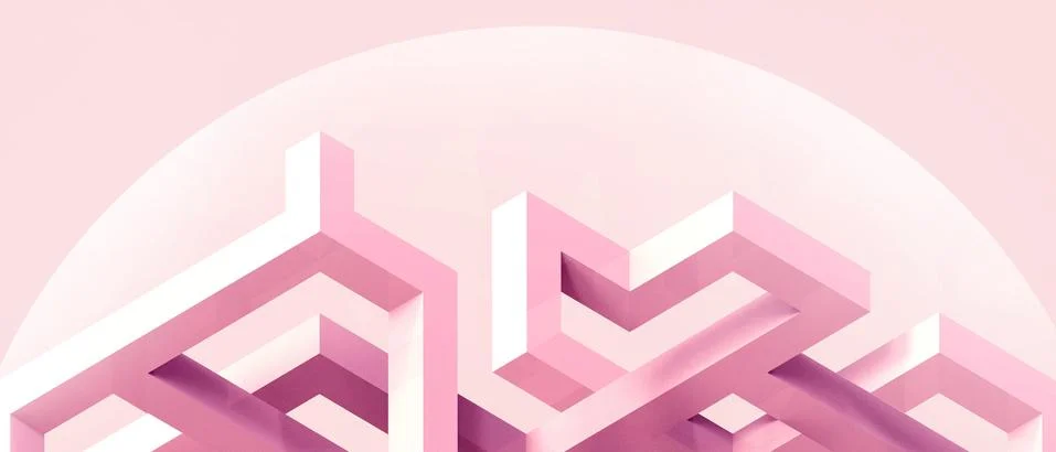 Abstract background Modern Pink geometry Creative is beautiful and simple Stock Illustration