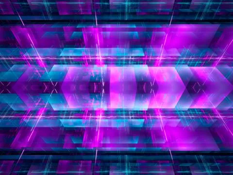 Abstract background in modern style - computer generated 3d illustration Stock Illustration