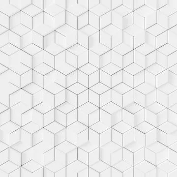 Abstract background of modern tile wall. 3D rendering. Stock Illustration