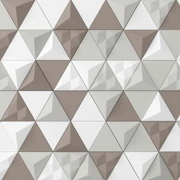 Abstract background of modern tile wall. 3D rendering. Stock Illustration