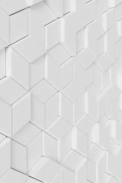 Abstract background of modern tile wall. 3D rendering. Stock Illustration