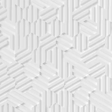 Abstract background of modern tile wall. 3D rendering. Stock Illustration