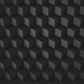 Abstract background of modern tile wall. 3D rendering. Stock Illustration