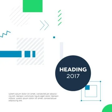 Abstract Background - modern vector template illustration Stock Illustration