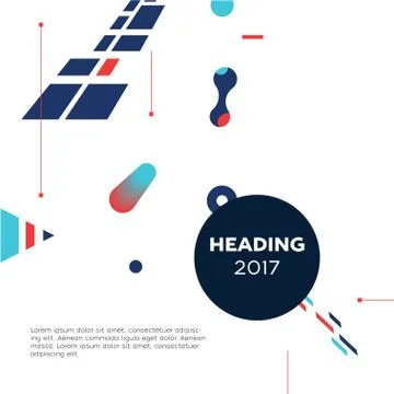 Abstract Background - modern vector template illustration Stock Illustration