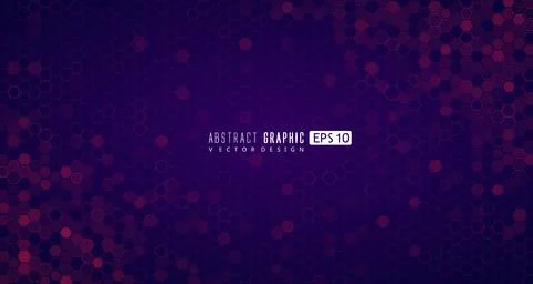 The abstract background of molecular structure and graphic design of techno.. Illustrazione stock