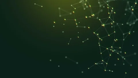 Abstract background. Molecules technology with polygonal shapes. Stock Footage 125721193