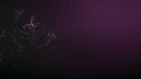 Abstract background. Molecules technology with polygonal shapes. Stock Footage 131492288