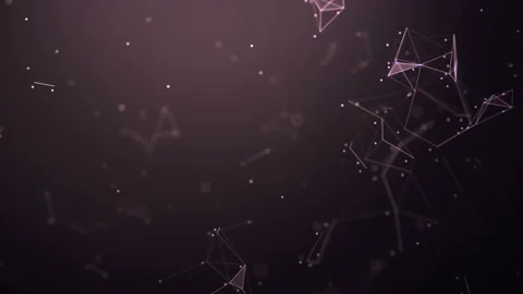 Abstract background. Molecules technology with polygonal shapes.. Stock Footage 131804789