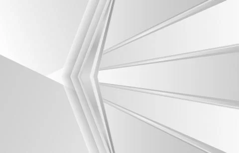 Abstract background monochrome, abstract background grey and white tech arrows Illustrazione stock