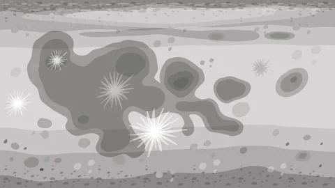 Abstract background of Moon surface Stock Illustration