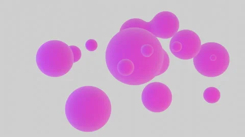 Abstract background with morphing circles backdrop Stock Footage 130991804