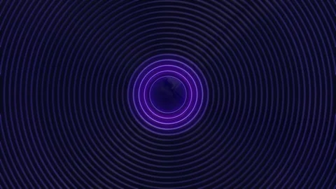 Abstract background with morphing circles in flat style on colorful backdrop Stock Footage 127628769