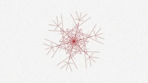 Abstract Background Morphing Geometric Snowflake 19 스톡 동영상 99741185